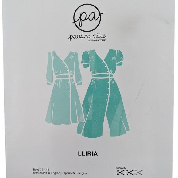 Lot 2 'Vintage' Dress Patterns PAULINE ALICE "Lliria"  THE ASSEMBLY LINE "Tulip" - Picture 8 of 12